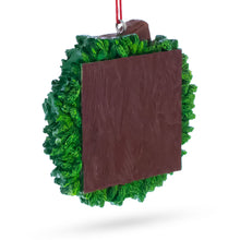 Load image into Gallery viewer, Teacher’s Apple Ruler Crayons Wreath Resin Christmas Ornament