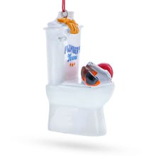 Load image into Gallery viewer, Plumber’s Throne Toilet and Tools Resin Christmas Ornament