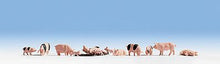 Load image into Gallery viewer, Noch 15712 HO Scale Pig Sty -- Laser-Cut Kit w/12 Pigs, Wood Fencing &amp; Hay