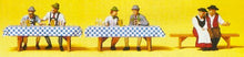Load image into Gallery viewer, Preiser 10449 HO Scale Oktoberfest Goers #2 Seated At Tables -- pkg(6)