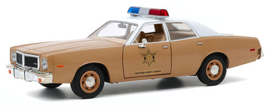 Greenlight 84097 1/24 Scale Choctaw County Sheriff -1975 Dodge Coronet