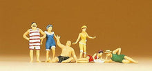 Load image into Gallery viewer, Preiser 12135 HO Scale 1900s Figures -- People Bathing