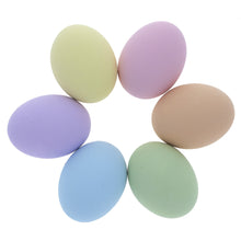Load image into Gallery viewer, 6 Miniature Pastel Ceramic Eggs 1.27 Inches