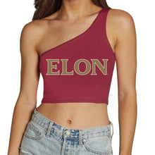 Load image into Gallery viewer, Elon Maroon One Shoulder Top