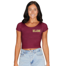 Load image into Gallery viewer, Elon Maroon Babydoll Tee