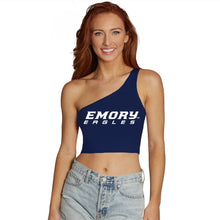 Load image into Gallery viewer, Emory Navy One Shoulder Top