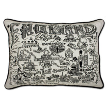 Load image into Gallery viewer, England Hand-Guided Machine Pillow by CatStudio