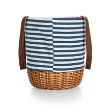 Load image into Gallery viewer, Coronado Canvas and Willow Basket Tote
