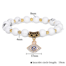 Load image into Gallery viewer, White Turquoise Angelic Energy Bracelet