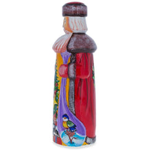 Load image into Gallery viewer, Christmas Tree with Gifts Hand Carved Wooden Santa Figurine 7.25 Inches