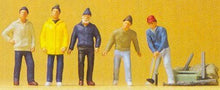 Load image into Gallery viewer, Preiser 20261 HO Scale Circus Workers -- Roustabouts w/Tools