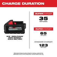 Load image into Gallery viewer, Milwaukee 48-11-1862 M18™ REDLITHIUM™ HIGH OUTPUT™ XC 6.0Ah Battery Pack (2 Piece)