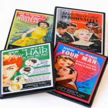 Load image into Gallery viewer, Funny, retro (and dubious) Advice for Women Coasters
