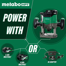 Load image into Gallery viewer, Metabo HPT M3612DAQ4M 36V Cordless Plunge Router (Tool Body Only)