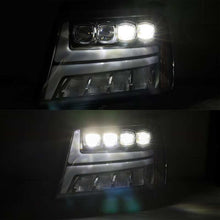 Load image into Gallery viewer, AlphaRex 07-13 Toyota Tundra / 08-17 Sequoia PRO-Series Projector Headlights Chrome w/Seq. Sig. + DR