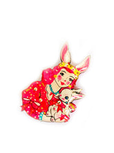 Load image into Gallery viewer, Bunny Girl Brooch by Rosie Rose Parker