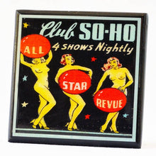 Load image into Gallery viewer, A Little Naughty: Vintage Burlesque Drink Coaster Set