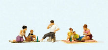 Load image into Gallery viewer, Preiser 10617 HO Scale Picnic Figures w/Accessories -- pkg(6)