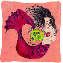 Load image into Gallery viewer, Mermaid Decorative   Canvas Fabric Pillow