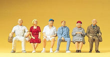 Load image into Gallery viewer, Preiser 45152 G Scale Value Series Figures -- Seated People pkg(6)