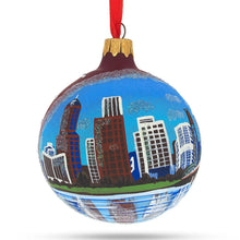Load image into Gallery viewer, Portland, Oregon Glass Ball Christmas Ornament 3.25 Inches