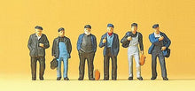 Load image into Gallery viewer, Preiser 10350 HO Scale Industrial/Dock Workers pkg(6)