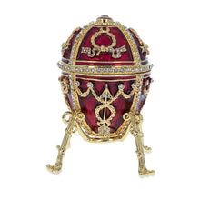 Load image into Gallery viewer, 1895 Rosebud Royal Imperial Metal Easter Egg