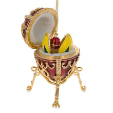 Load image into Gallery viewer, 1895 Rosebud Royal Imperial Metal Easter Egg