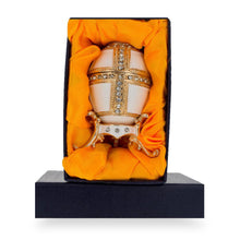 Load image into Gallery viewer, 1890 Danish Palaces Royal Imperial Easter Egg in White