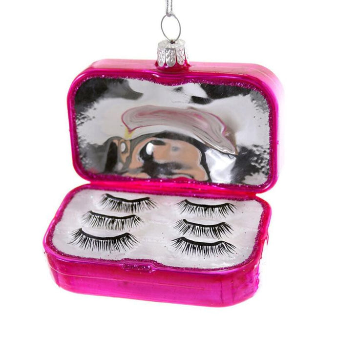 Fake Eyelashes Blown Glass Ornament by Cody Foster & Co