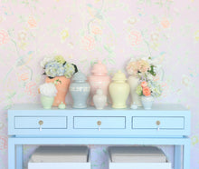 Load image into Gallery viewer, Cherry Blossom Pink Greek Key Ginger Jars