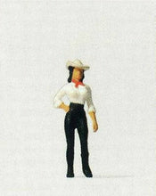 Load image into Gallery viewer, Preiser 29064 HO Scale Individual Figures - Pedestrian Mandy - Standing Cowgirl