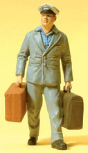 Load image into Gallery viewer, Preiser 45511 G Scale Working People -- US Porter w/Luggage