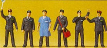 Load image into Gallery viewer, Preiser 10087 HO Scale Railroad Personnel -- Swiss Railway Personnel