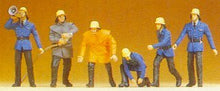 Load image into Gallery viewer, Preiser 14201 HO Scale Firemen -- Set #2 pkg(6)