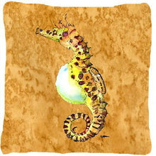 Load image into Gallery viewer, Seahorse Decorative   Canvas Fabric Pillow