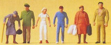 Load image into Gallery viewer, Preiser 14023 HO Scale Pedestrians -- Passers-by w/Policeman