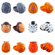Load image into Gallery viewer, Set of 12 Animals Plastic Easter Eggs- Tiger, Zebra, Monkey