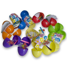 Load image into Gallery viewer, Set of 24 Large 3 Inches Plastic Eggs w/ Pencils, Stickers, and Crayons