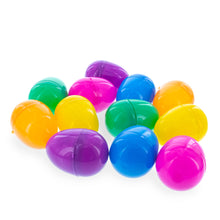 Load image into Gallery viewer, 12 Bright Multicolored Plastic Eggs 2.25 Inches