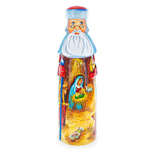 Load image into Gallery viewer, Nativity Scene Ukrainian Hand Carved Solid Wood Santa Figurine 11 Inches