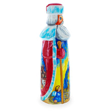 Load image into Gallery viewer, Nativity Newborn King Hand Carved Wooden Santa Figurine 7.25 Inches