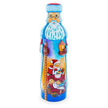 Load image into Gallery viewer, Christmas Eve Hand Carved Solid Wooden Santa Figurine 11 Inches