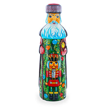 Load image into Gallery viewer, Nutcracker on Christmas Tree Hand Carved Wooden Santa Figurine 7.25 Inches
