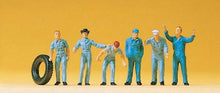 Load image into Gallery viewer, Preiser 14130 HO Scale Mechanics -- pkg(6)