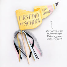 Load image into Gallery viewer, First Day of School Party Pennant