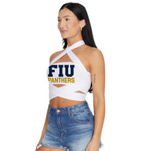 Load image into Gallery viewer, FIU Panthers White Multi Way Bandeau Top