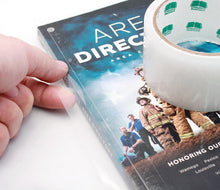 Load image into Gallery viewer, 2&quot; BookGuard™ Clear Stretchable Book Binding Repair Tape: 15 yds