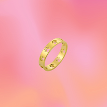 Load image into Gallery viewer, Paw Print Titanium Ring