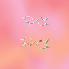 Load image into Gallery viewer, Spiked Hoop Earrrings